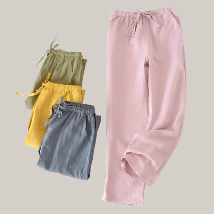 Spring And Autumn Couple Pajamas