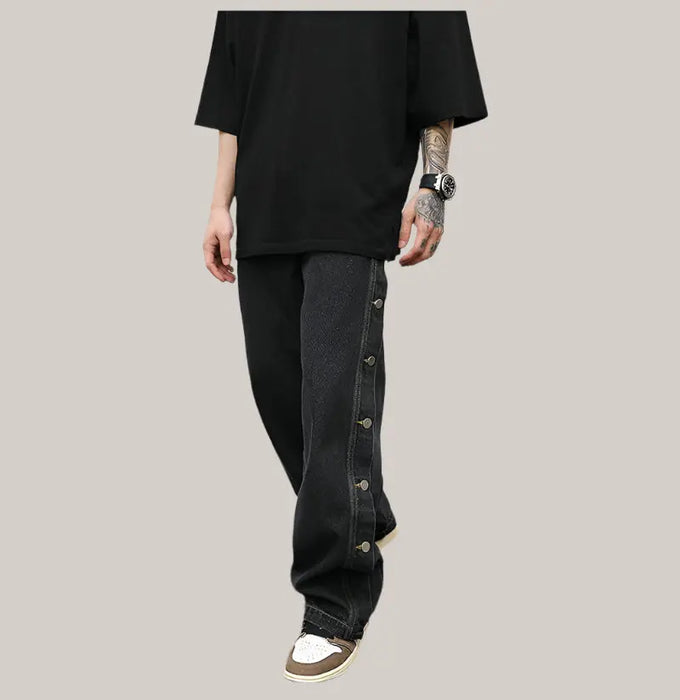 Straight loose jeans