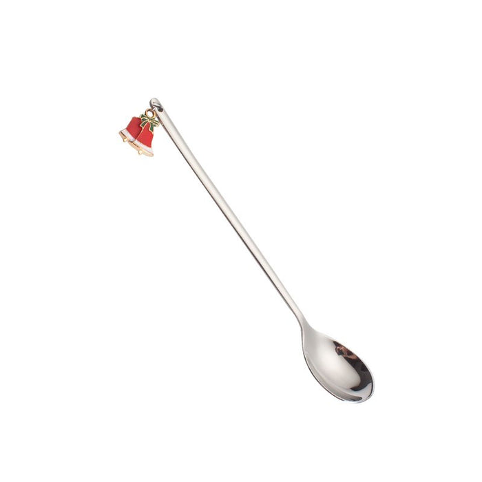 410 Stainless Steel Christmas Dessert Spoon, 13.5 cm 14style