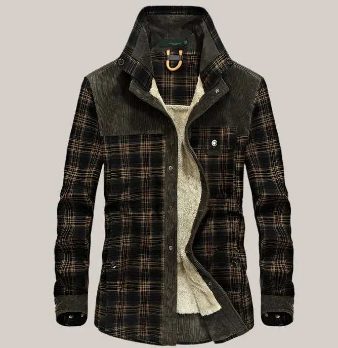 Winter Jacket Men Thicken Warm Light Military
