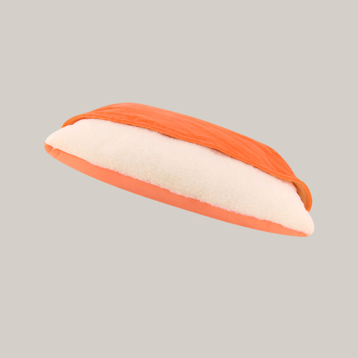 Removable and washable bite resistant pet sleeping bag Suede warm orange