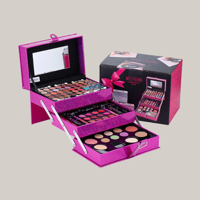 All-in-One Makeup Set with Eyeshadow, Lip and Blush – 3 Colors