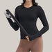 Yoga Clothes Women's Running Top Black
