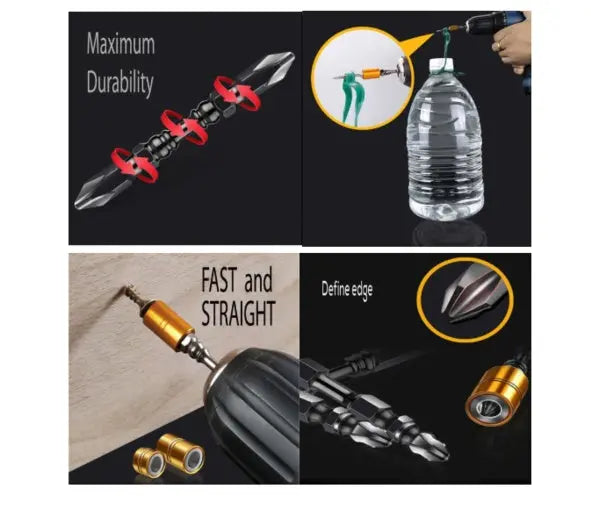 4-Piece Magnetic Hex Driver Bit Set – 65/110 mm