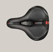 Wide Bicycle Saddle – 2 Suspension Styles Reflective Black And Red