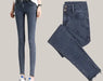 slim lady jeans Blue Ninth Thin
