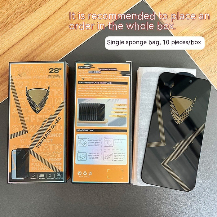 Anti-peep Film HD 8 Glass Protector