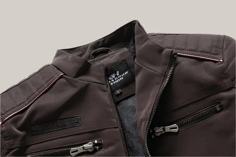 Men Fashion Pu Leather Jackets Coats