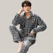 Men's Winter Flannel Pajamas Suit YD9289