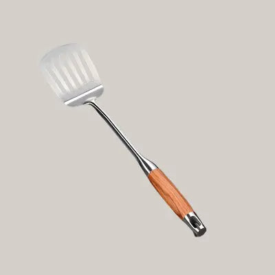 4-Piece 304 Stainless Steel Kitchen Utensil Set with Rosewood Handles Missing shovel