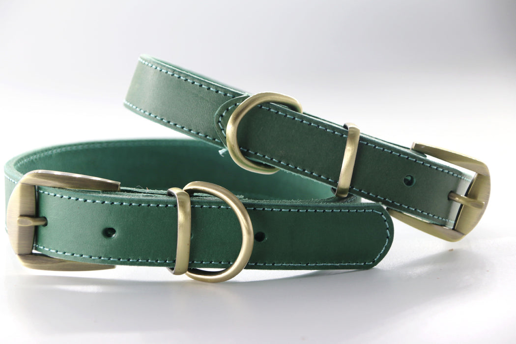 Dog Cowhide Collar