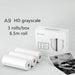 Mini Bliuetooth Wireless Thermal Printer 6.5m 3 rolls set Grey