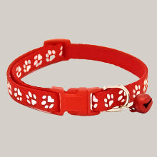 Bell Collar for Cats and Dogs Red