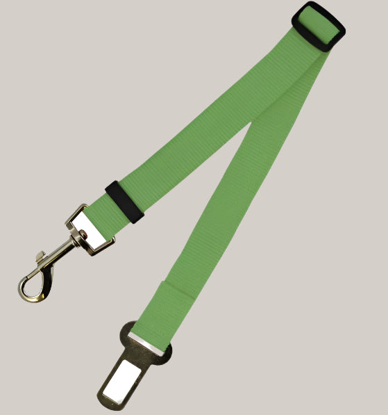 Adjustable Pet Seat Belt Restraint 70cm Green