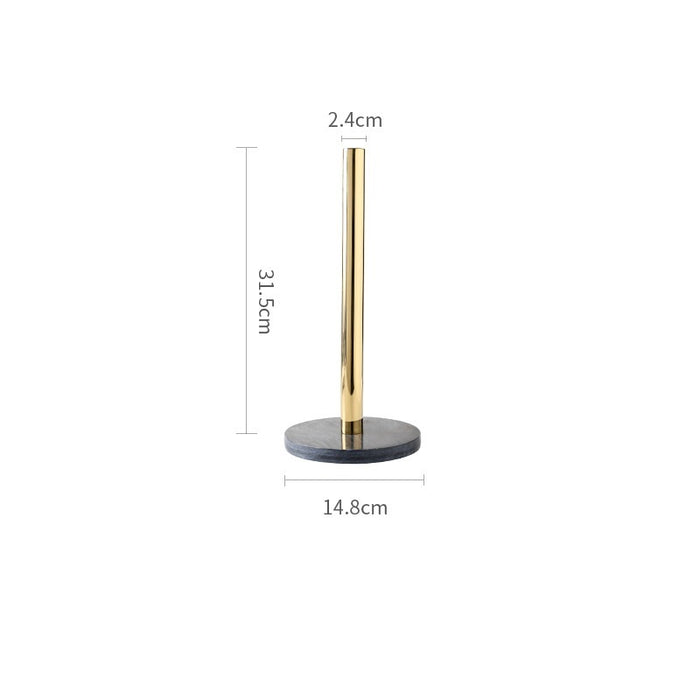Marble kitchen roll holder Circle