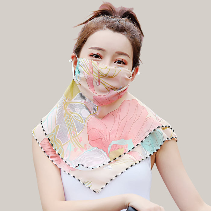 Sunscreen mask scarves