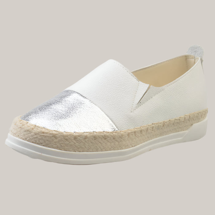 Classic Slip-On Loafers White