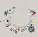 Cycling Charm Bracelet – Silver Silver