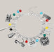 Strange Story Bicycle Accessories Bracelet Silver