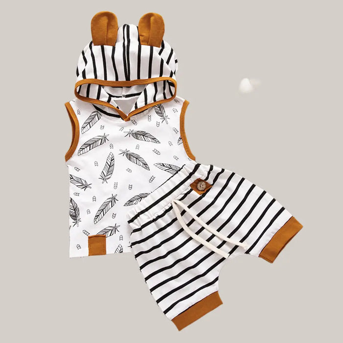 Children clothes set Beige