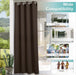 Modern Polyester Room-Darkening Curtain Panel