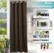 Solid Color Outdoor Waterproof And Sun Protection Curtain