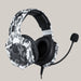 K8 camouflage headphones White
