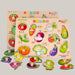 Children's puzzle toys Fruits and vegetables