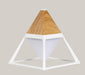 Rechargeable Touch-Control Table Lamp, 4W Light wood