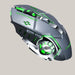 Wireless 2.4G USB Optical Gaming Mouse Iron gray USB