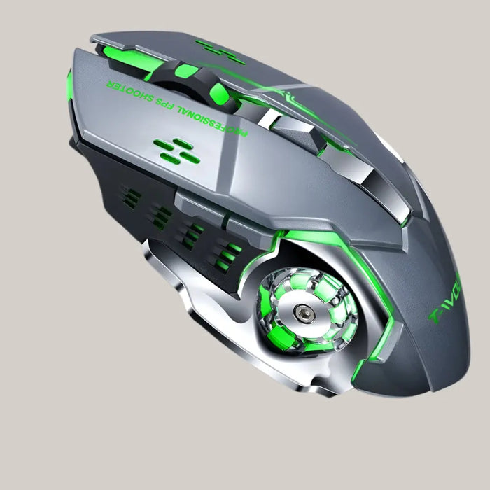 Wireless 2.4G USB Optical Gaming Mouse Iron gray USB