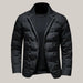 Winter Down Jacket Thick Warm Jacket Men Black