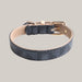 PU Leather Pet Collar Blue