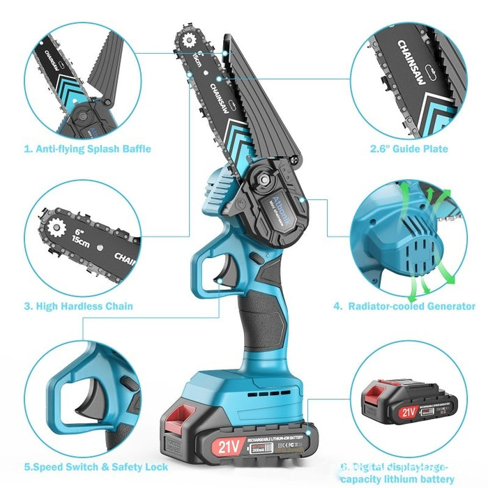 Rechargeable One handed Electric Saw