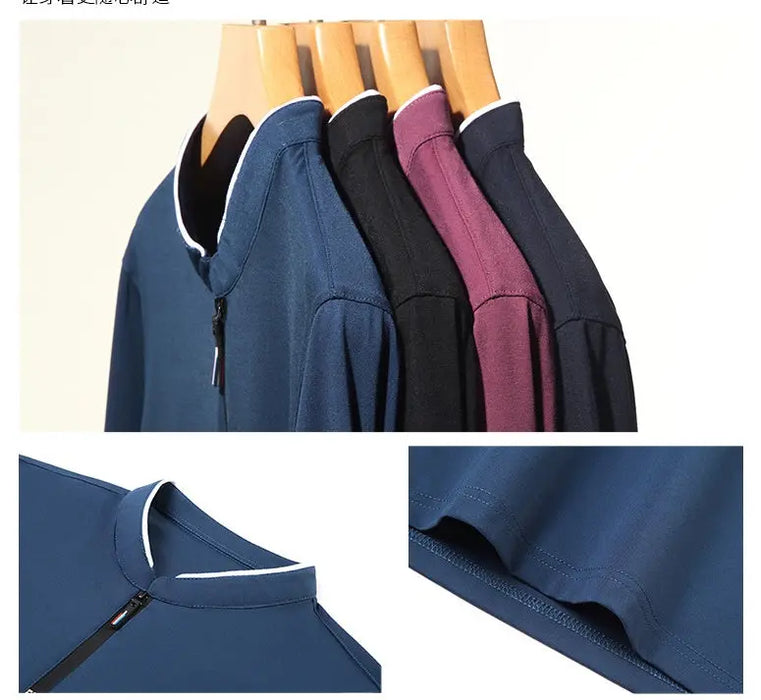 Leisure Young Men Stand Collar Pull