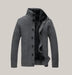 Winter Warm Shirt Thick Jacket Deep Gray M 170