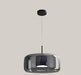 Glass Chandelier Jellyfish Lamps B Smoky Gray D330