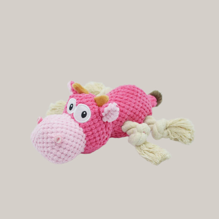 Tough Dog Toy for Strong Chewers Pink