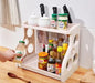 Kitchen Storage Shelving Multilayer Apricot