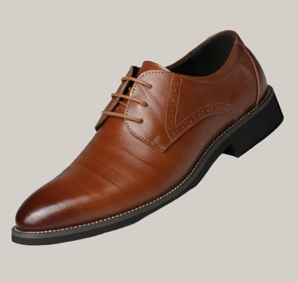 Men's Leather Dress Shoes Light Brown