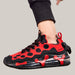 Men's Breathable Athletic Loafers Red