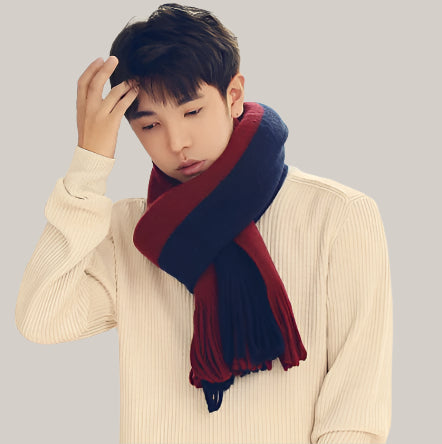 Men Scarves Can Match Colors Fashion