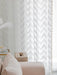 Light Luxury Polyester Curtain with Gold Beads
