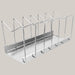5- or 7-Tier Stainless Steel Pot and Pan Organizer Rack Silver Long