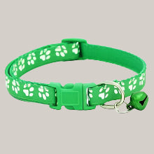 Bell Collar for Cats and Dogs Green