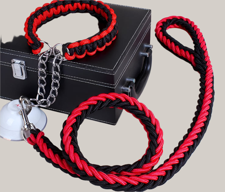 Everyday Dog Collar Black Red