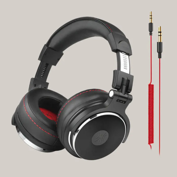 Stereo headphones with mic 001Black