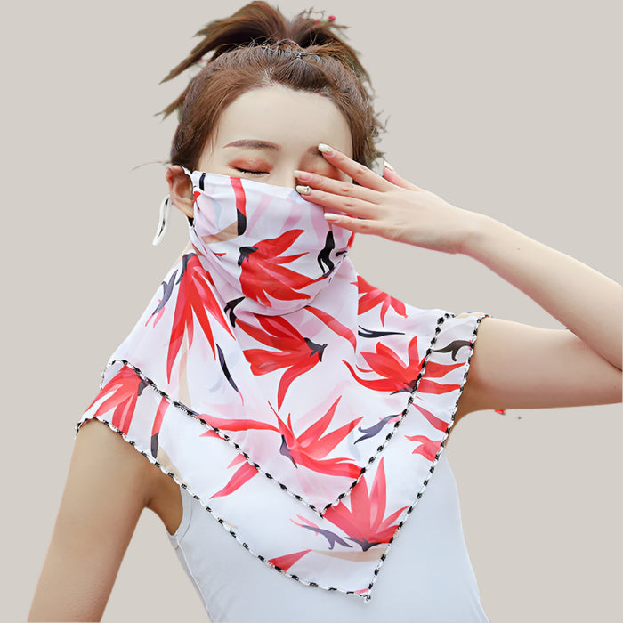 Sunscreen mask scarves