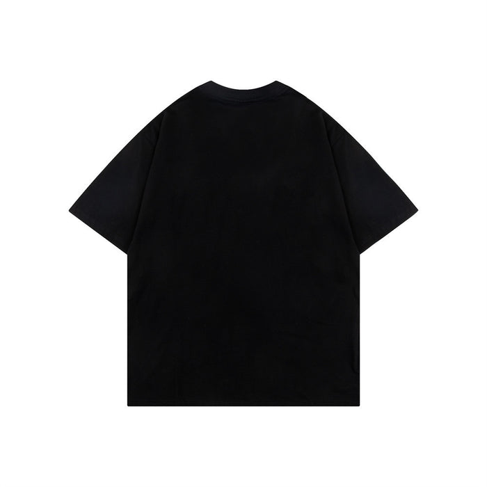 Human Shadow Print Men Summer Clothing