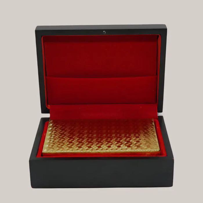 Playing Cards Gold Foil Playing Dollar with box